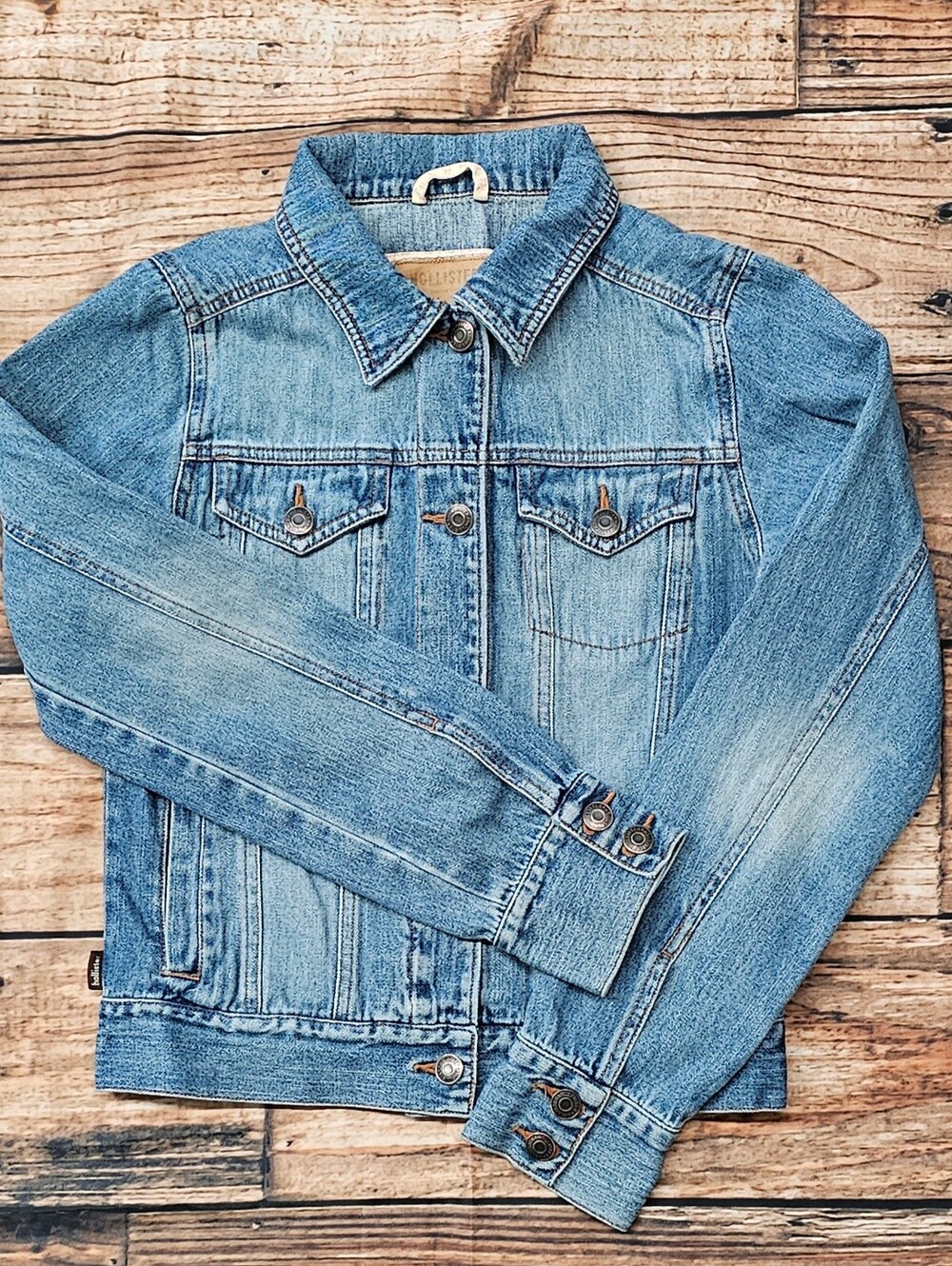 Hollister Y2K Denim Trucker Jacket Women's Size Small